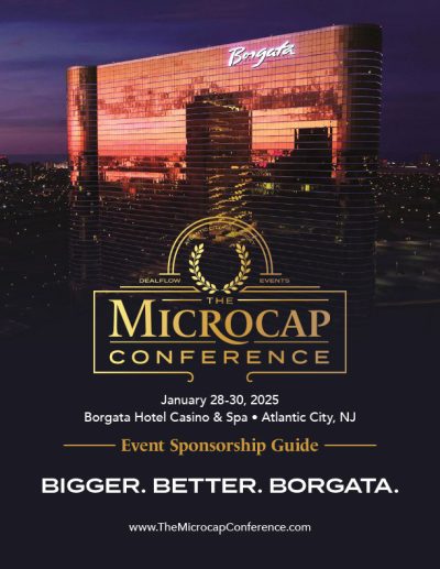 The Microcap Conference 2025 Sponsor Guide Cover